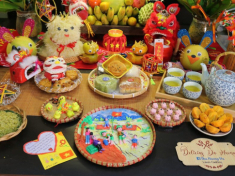 Hội chị em chia sẻ những mâm cỗ Trung thu giản dị khiêm nhường tràn ngập yêu thương đúng nghĩa