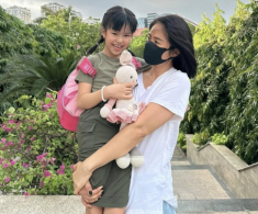 Lê Phương khoe con gái 6 tuổi xinh đẹp giống hệt bố, Quách Ngọc Tuyên vội bình luận