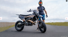 Megasgas EC 700 - Supermoto 2 thì hoàn thiện từ nội công đến ngoại hình