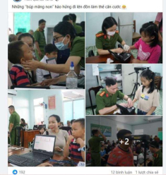 Ở nhà nghỉ hè nghịch bao nhiêu, các “mầm mon tương lai” lại nghiêm túc bấy nhiêu khi đi làm CCCD
