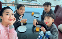 Sau 1 tháng về Việt Nam nghỉ hè, Ốc Thanh Vân đột ngột nói chia tay, một mình đưa 3 con sang Úc không có chồng đi cùng