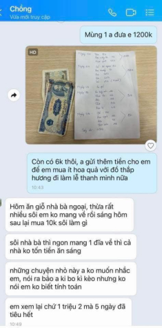 Vợ bị chồng trách vì đi chợ 4 ngày tiêu hết 1,2 triệu, ai cũng bênh mẹ bỉm nhờ 1 chi tiết