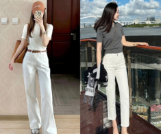 Chỉ cần một chiếc quần “thần thánh” này, phụ nữ 40 mặc với sơ mi hay áo phông đều trông như tổng tài