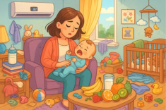 Chỉ người tinh tế mới nhận ra lỗi sai của mẹ bỉm tại bức hình trong 10 giây
