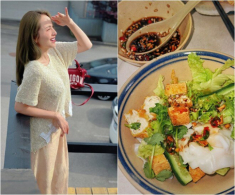 Chồng làm cho Hoa hậu Diễm Hương bào ngư, hải sâm và đủ món ngon: Vợ nấu thì liên tục uống nước, dụi tai