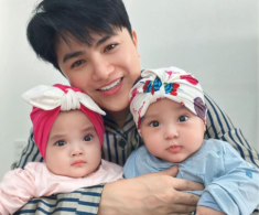 Có con sinh đôi một trai một gái, nam ca sĩ họ Khưu độc lạ nhất nhì Việt Nam đặt tên cho 2 con rất đặc biệt