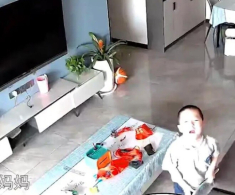 Con nghỉ hè ở nhà một mình, cảnh tượng camera giám sát ghi lại được khiến mẹ nghẹn lời