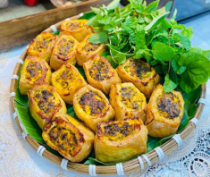 Đậu nhồi rau củ chiên tưởng nhạt nhẽo nhưng ngon hơn cả thịt, hết rồi vẫn thèm ăn nữa!