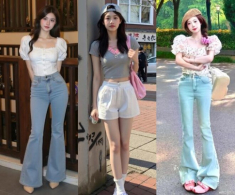 Hè đến áo dáng ngắn lại lên ngôi, các tín đồ thời trang đều diện theo cách này để trông cao và trẻ hơn