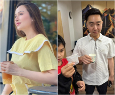 Hoa hậu Diễm Hương hiếm hoi nấu ăn khi chồng bị ốm, con trai ốm bố dượng còn nấu bổ dưỡng hơn