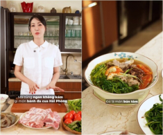 “Hoa hậu nhà trăm tỷ” đeo nhẫn kim cương vào bếp làm món đặc sản Hải Phòng, dàn sao Việt khen nức nở