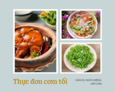 Hôm nay nấu gì: Bữa tối 3 món trôi cơm