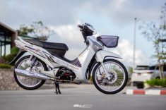 Honda Wave 125i độ trắng tinh khôi – Khi tinh tế gặp gỡ chất chơi đỉnh cao