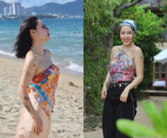 Không cần bikini, mỹ nhân Việt “chơi lớn” quấn khăn thành áo: Phương Linh biến hóa 7749 kiểu, sexy khó rời mắt