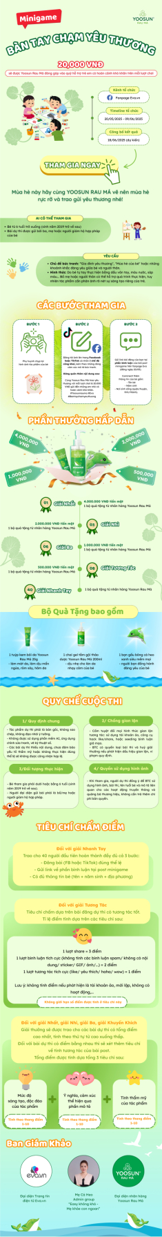 Minigame “Bàn Tay Chạm Yêu Thương” – Cùng bé vẽ lên mùa hè rực rỡ