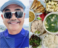 NSND Việt Anh khoe bữa cơm đạm bạc nhưng mọi người đều nhận xét: “Nhiều đạm tốn bạc”