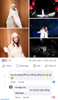Nữ hoàng thời trang Hồ Ngọc Hà mặc đồ chống nắng lên sân khấu, can đảm thế này thì không ai bắt trend kịp