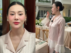 ‘Phu nhân hào môn’ Phương Oanh được khen dù mặc đồ ngủ bình dân