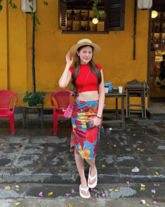 Tăng Mỹ Hàn nhận “bão like” khi diện đồ bình dân