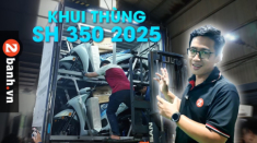 Vào tận kho đập thùng các phiên bản màu của Honda SH350i 2025 nhập Ý vừa cập bến Việt Nam