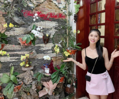 Vườn lan “gây thương nhớ” trong căn nhà tuổi thơ của vợ Đăng Khôi tại Hà Nội
