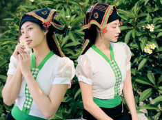 Xuất hiện cô gái đồng bào Thái mặc đồ truyền thống độc đáo đẹp phát sáng, hoá ra là “Hoa hậu Tiến sĩ” đình đám