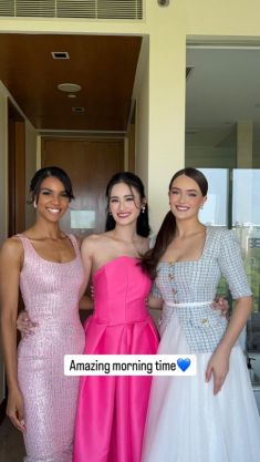 Ý Nhi ngày đầu tiên đọ sắc cùng dàn thí sinh Miss World 2025, phong độ thế nào?