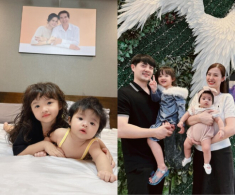 2 con gái của Đông Nhi như “đúc 1 khuôn” từ Ông Cao Thắng, ái nữ đầu lòng ra dáng chị cả quấn quýt em