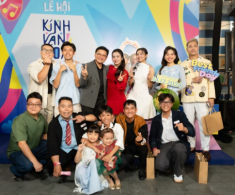 2 quý tử nhà Hứa Minh Đạt lần đầu đóng phim với cha mẹ, Lâm Vỹ Dạ nói không “cơ cấu” giúp các con