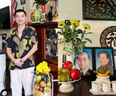 Bạn gái kém 37 tuổi nấu mâm cơm tươm tất cúng giỗ bố Quang Minh, được lòng gia đình bạn trai từ ngày ra mắt