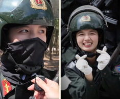 “Bông hồng thép” tại lễ diễu binh 30/4 gây xao xuyến vì khoảnh khắc đáng yêu, nhan sắc ngoài đời ngọt ngào tựa nàng thơ 