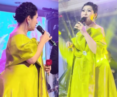 Ca sĩ Nguyễn Hồng Nhung mang bầu con thứ 3 ở tuổi U50, cận ngày sinh vẫn “chạy show” ở Mỹ