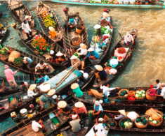 Chợ nổi duy nhất ở An Giang: Từng là một khu chợ sầm uất bậc nhất, nay đìu hiu vắng vẻ dù đông khách du lịch