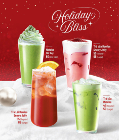 Có gì trong menu Christmas mới của Phúc Long?