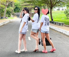 Con gái BTV Hoài Anh khoe chân dài miên man, trổ dáng thiếu nữ cực xinh nhờ “nhặt” nét của bố lẫn mẹ