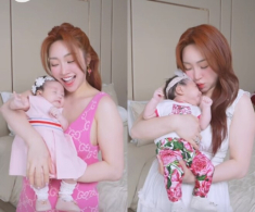 Con gái Chi Bảo chuẩn tiểu thư hào môn, 2 tháng tuổi đã có bộ sưu tập đồ hiệu đắt đỏ, mặc đồ đôi với mẹ