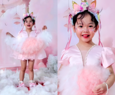 Con gái Cường Đô La trang điểm cực xinh chuẩn “tiểu công chúa”, từng là “bản sao” của bố nay rõ nét giống mẹ
