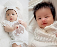 Con gái Đông Nhi hơn 2 tháng tuổi đã trở thành “thánh lia cam”, ngoại hình tiếp tục là “bản sao” của Ông Cao Thắng