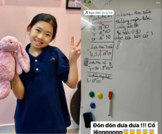 Con gái Mai Phương học cả tuần không một ngày nào nghỉ, bảo mẫu chẳng quản ngại đưa đi đón về