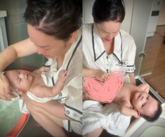 Con gái Nhật Kim Anh 3 tháng tuổi bụ sữa trông cực yêu, chào đời nhờ IVF nay trổ nét như con lai