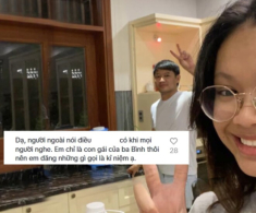 Con riêng vợ Quý Bình đội tang lo lễ cúng cho bố dượng, nói rõ tin đồn bố mẹ đã ly hôn từ trước