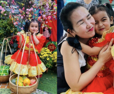 Con sao Việt đi học ngày cuối năm: Ái nữ lai Ấn của Võ Hạ Trâm điệu đà, con gái Cường Đô La đưa em trai theo