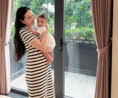 Con trai Mai Ngọc được khen có phúc tướng sau này làm giám đốc, nét mặt nghiêm nghị chuẩn “con nhà nòi”