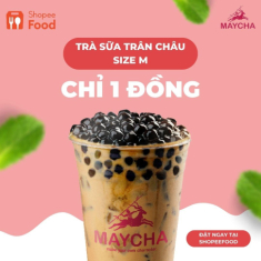 Cuối tháng “cháy ví“, MayCha khao loạt deal 1 đồng và voucher giảm 50% tặng fan trà sữa