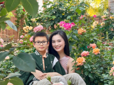Diệu Hương hạnh phúc khi thấy con trai tự học tiếng Việt ở Mỹ