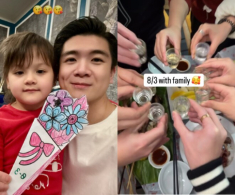 Đỗ Mỹ Linh bất ngờ được một bé trai gọi bằng “mẹ”: Nhóc tì là “cục vàng” của nhà Bầu Hiển, vẻ ngoài tuấn tú