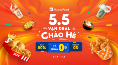 Giải nhiệt mùa hè cực hiệu quả với “làn gió” deal khủng từ ShopeeFood