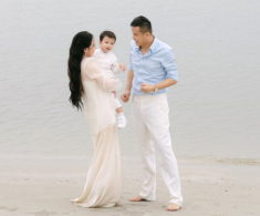 Hồ Quỳnh Hương hưởng tuần trăng mật với chồng điển trai, khoe quý tử đầu lòng rõ nét tuấn tú trông giống hệt bố