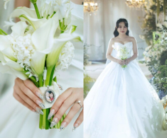 Hoa cưới độc đáo của sao Việt: Minh Tú và Thái Trinh tưởng nhớ đấng sinh thành, Puka phải đi tìm khắp cả nước