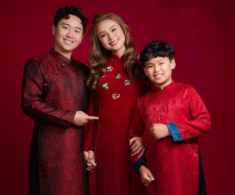 Hoa hậu Diễm Hương mang thai con chung với người chồng thứ 3 ở Canada, con trai riêng yêu thương em chung nửa huyết thống